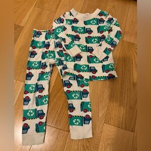 3T Hanna Andersson recycling truck pajamas